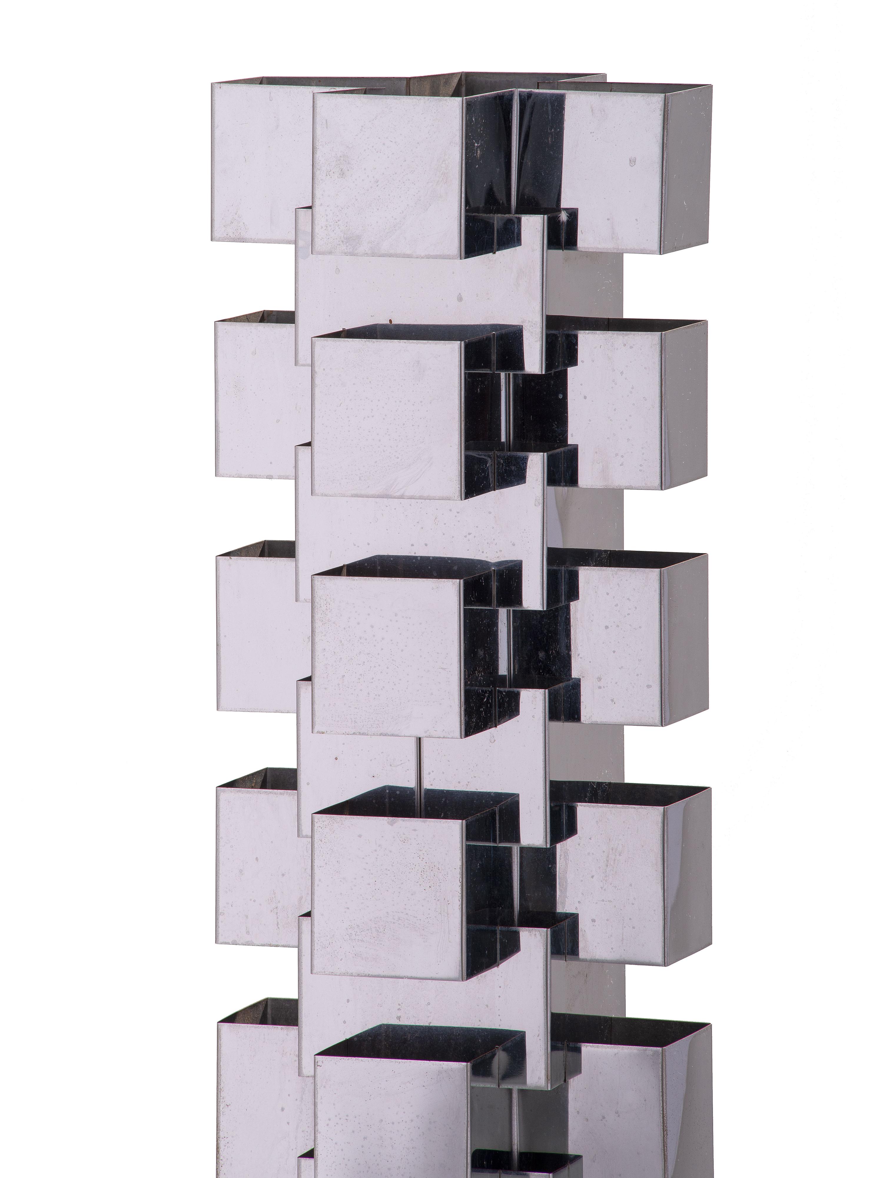 A Curtis Jere 'Skyscraper' Floor Lamp