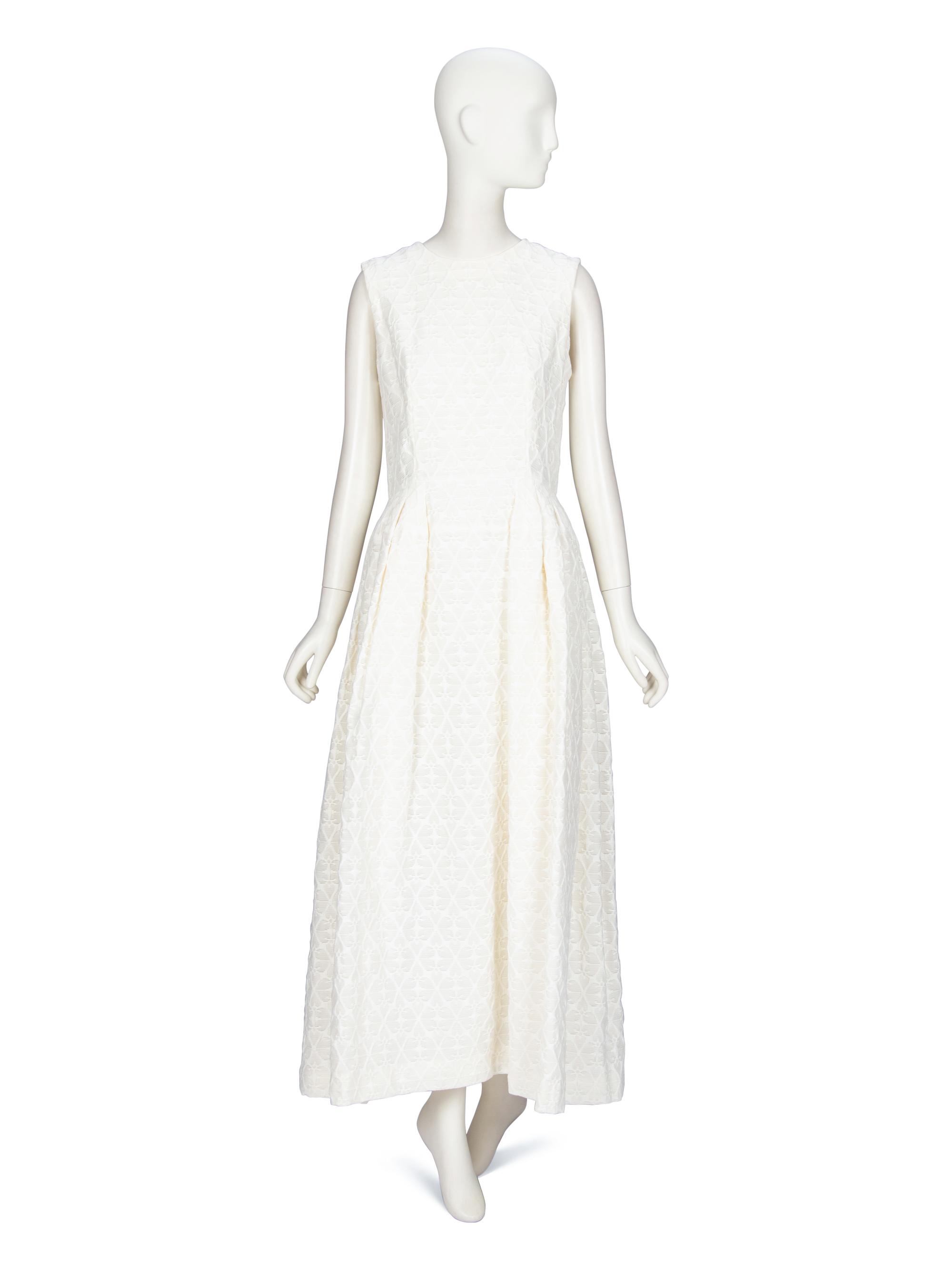 Alexander McQueen, White Jacquard Gown