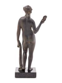 A Grand Tour Bronze Figure of Aphrodite