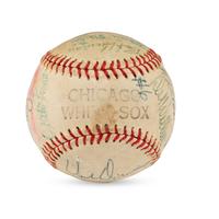 A 1955 Chicago White Sox Team Signed Autograph Baseball