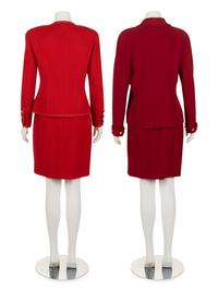 Two Chanel Two-Piece Skirt Suits, Late 1980s