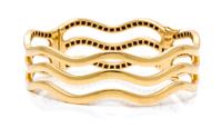 An 18 Karat Yellow Gold Bangle Bracelet, Gübelin, 43.10 dwts.