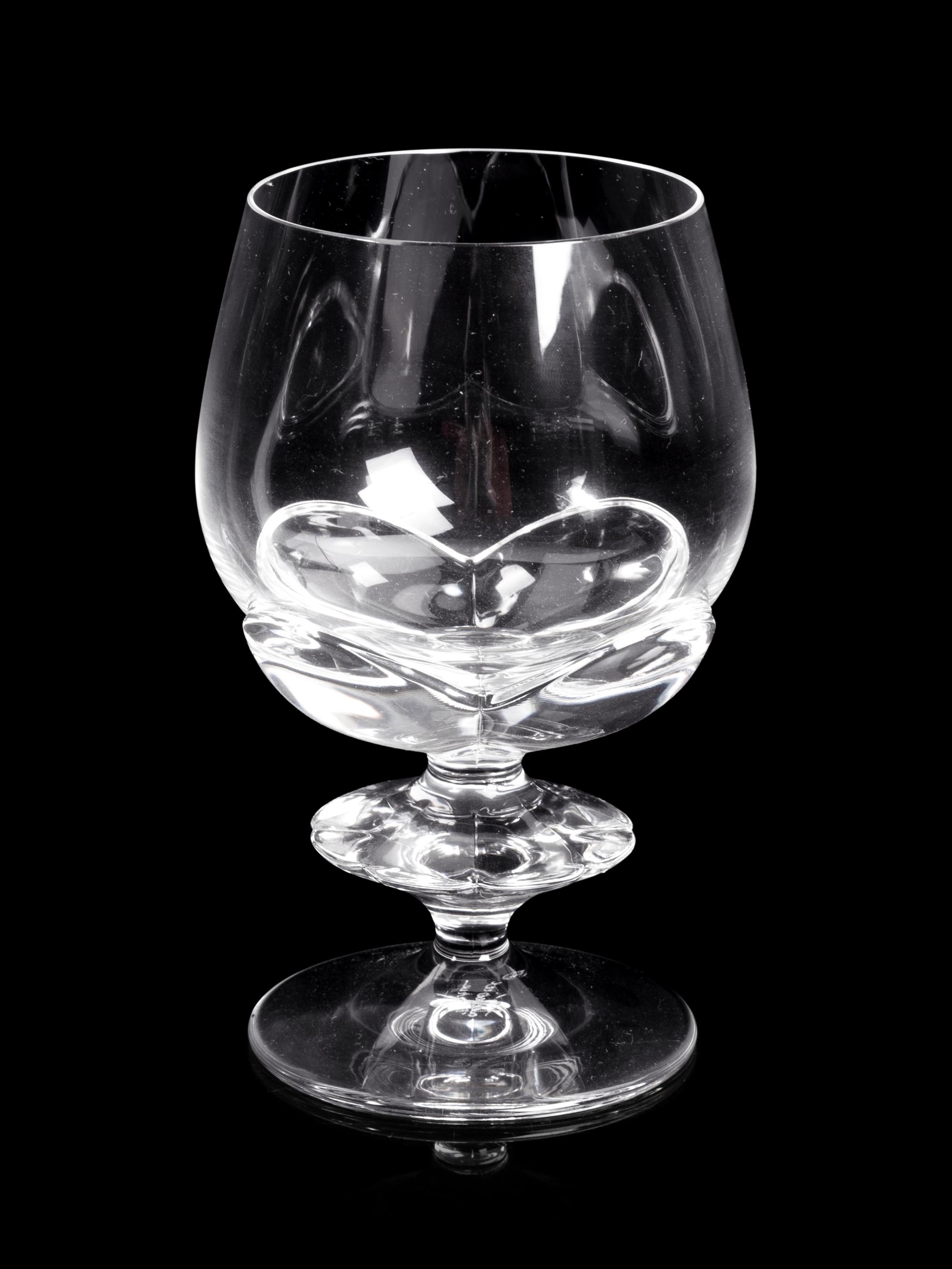 A Collection of Lalique Blois Stemware