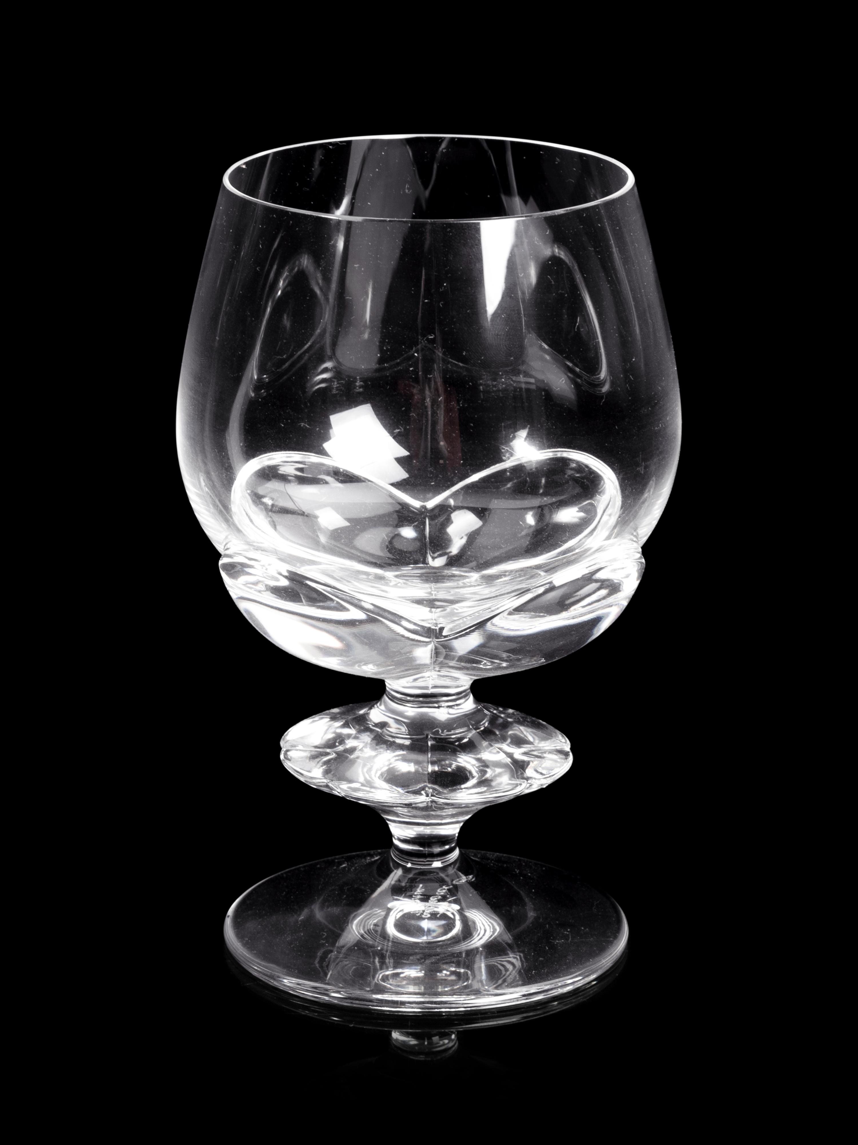 A Collection of Lalique Blois Stemware