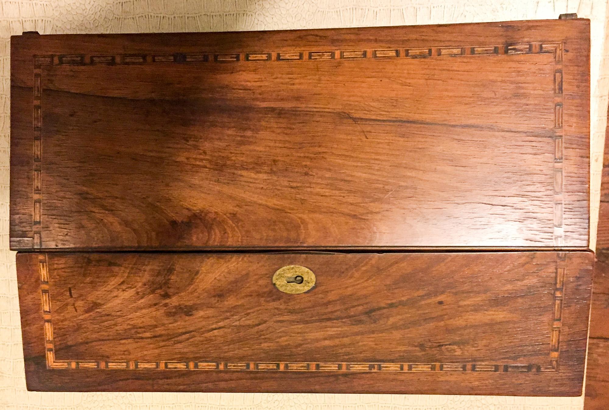 A Regency Rosewood Lap Desk Width 14 inches. — 19TH CENTURY