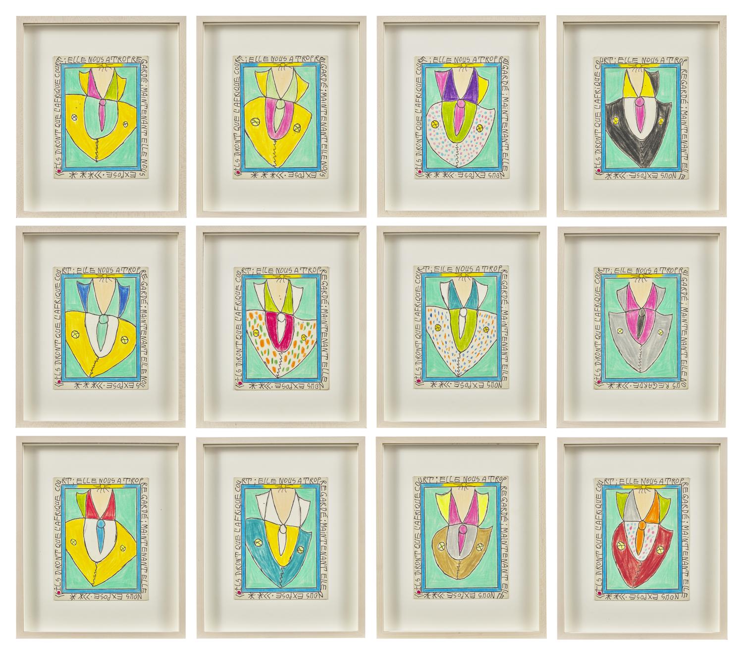 Untitled (Ils Diront), A Group of 12 Works