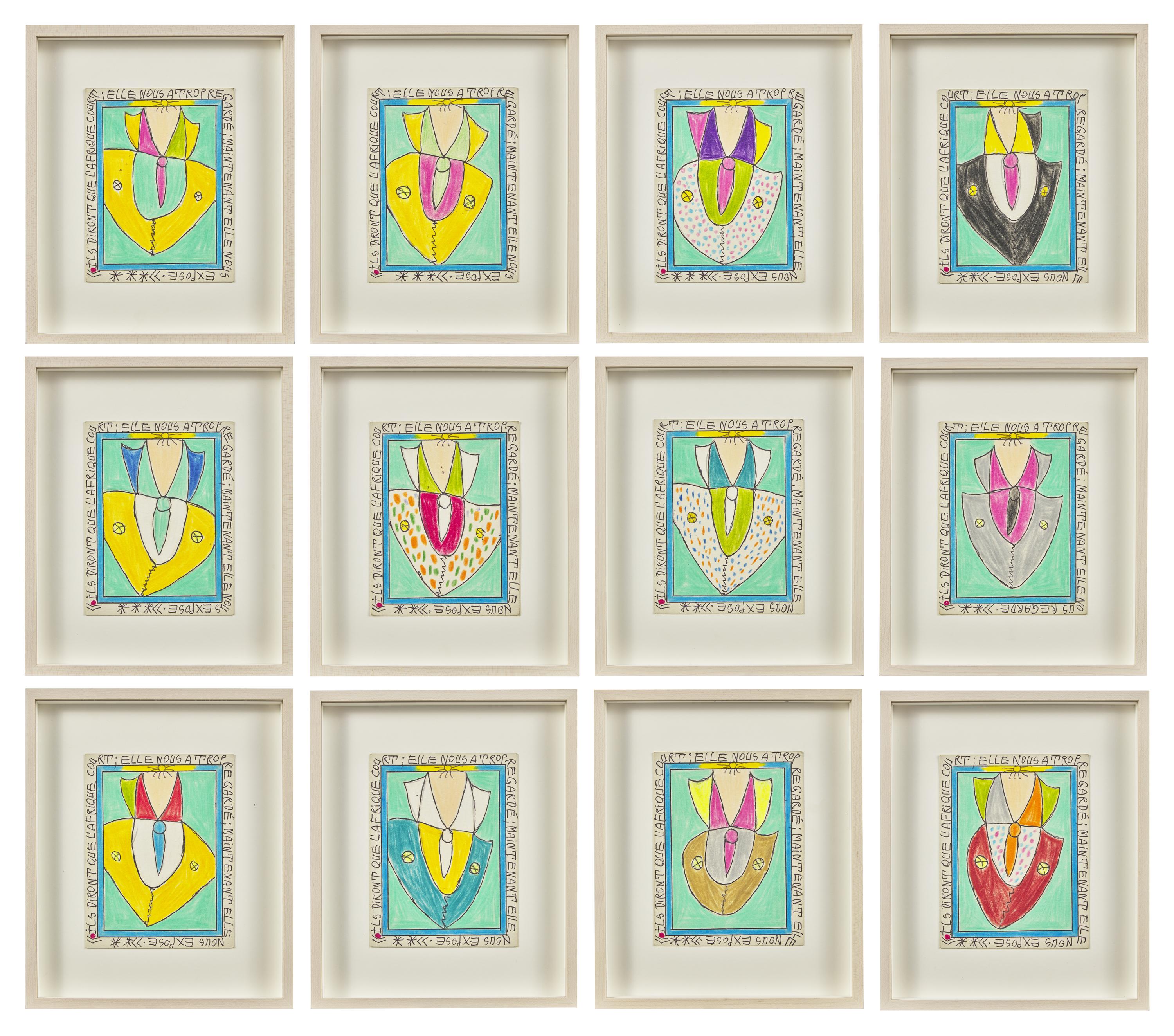 Untitled (Ils Diront), A Group of 12 Works