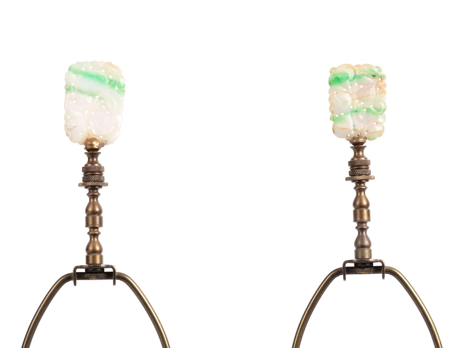 A Pair of Chinese Export Famille Verte Porcelain Vases
