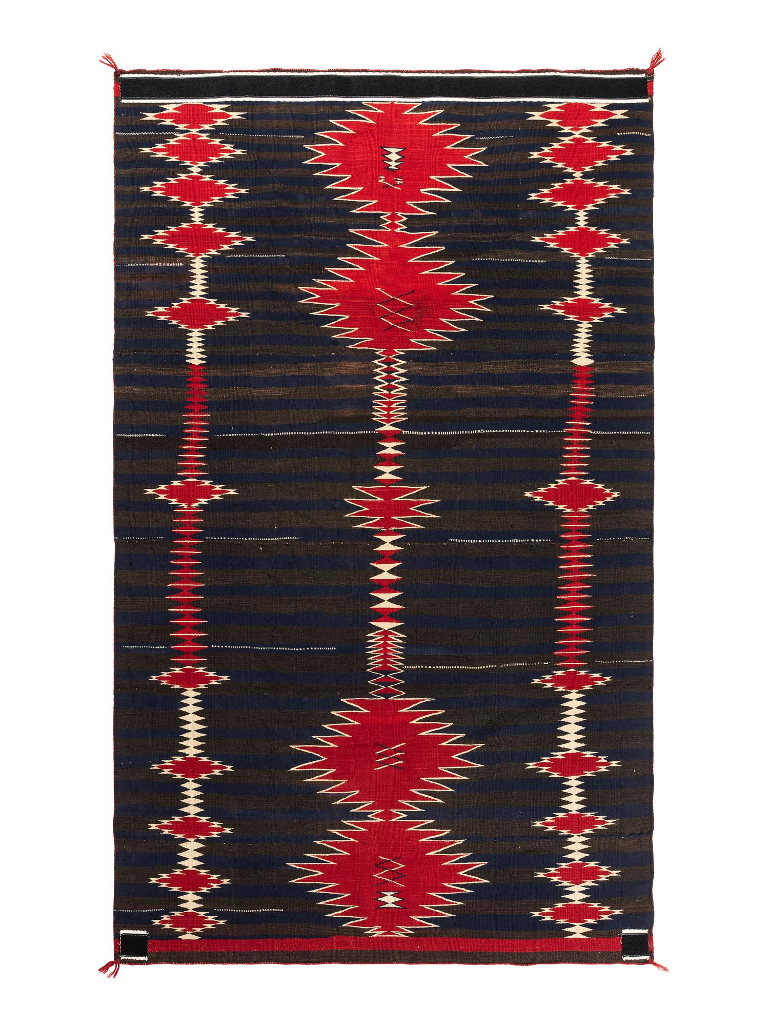 Navajo Hubble Revival Moki-Pattern Weaving / Rug