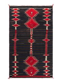 Navajo Hubble Revival Moki-Pattern Weaving / Rug