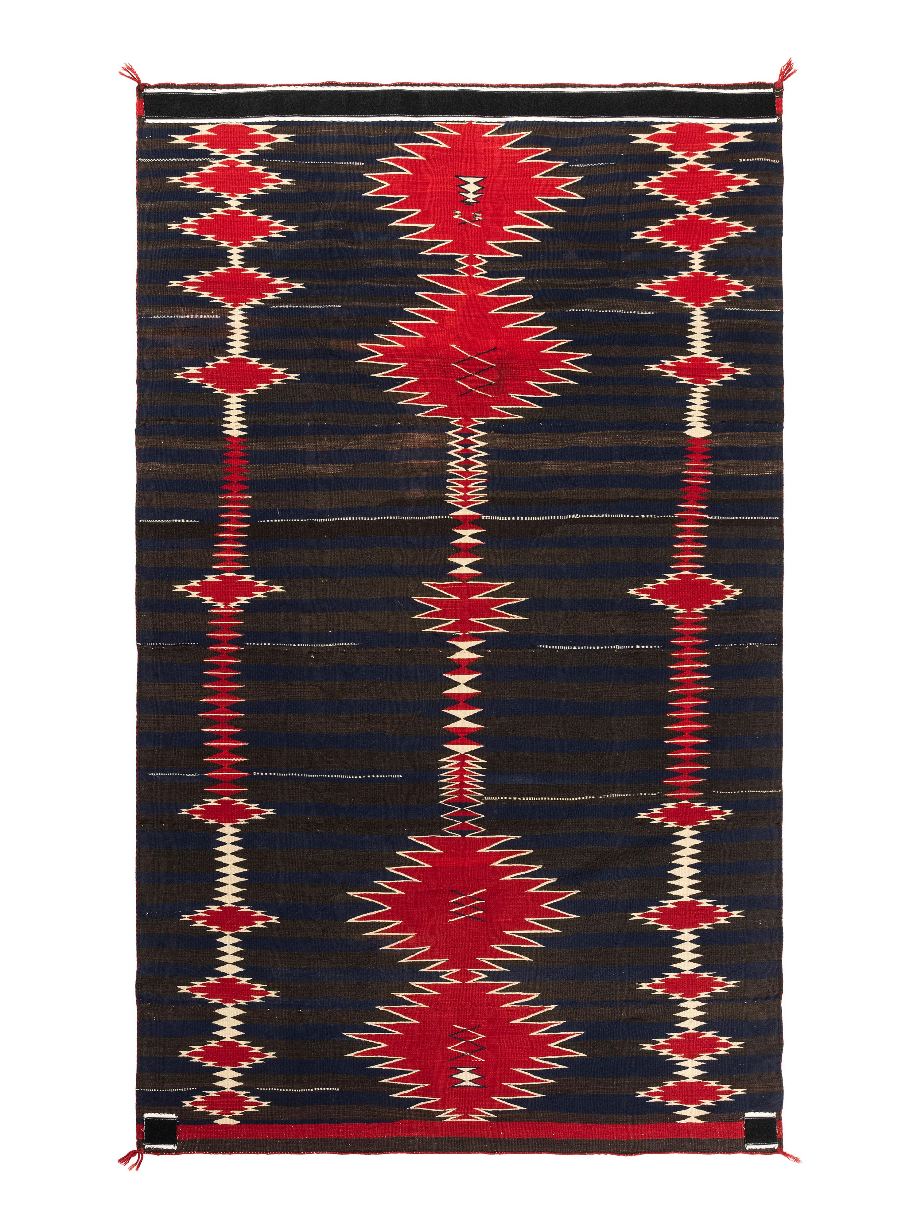 Navajo Hubble Revival Moki-Pattern Weaving / Rug