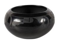 Black-on-black Pottery Bowl