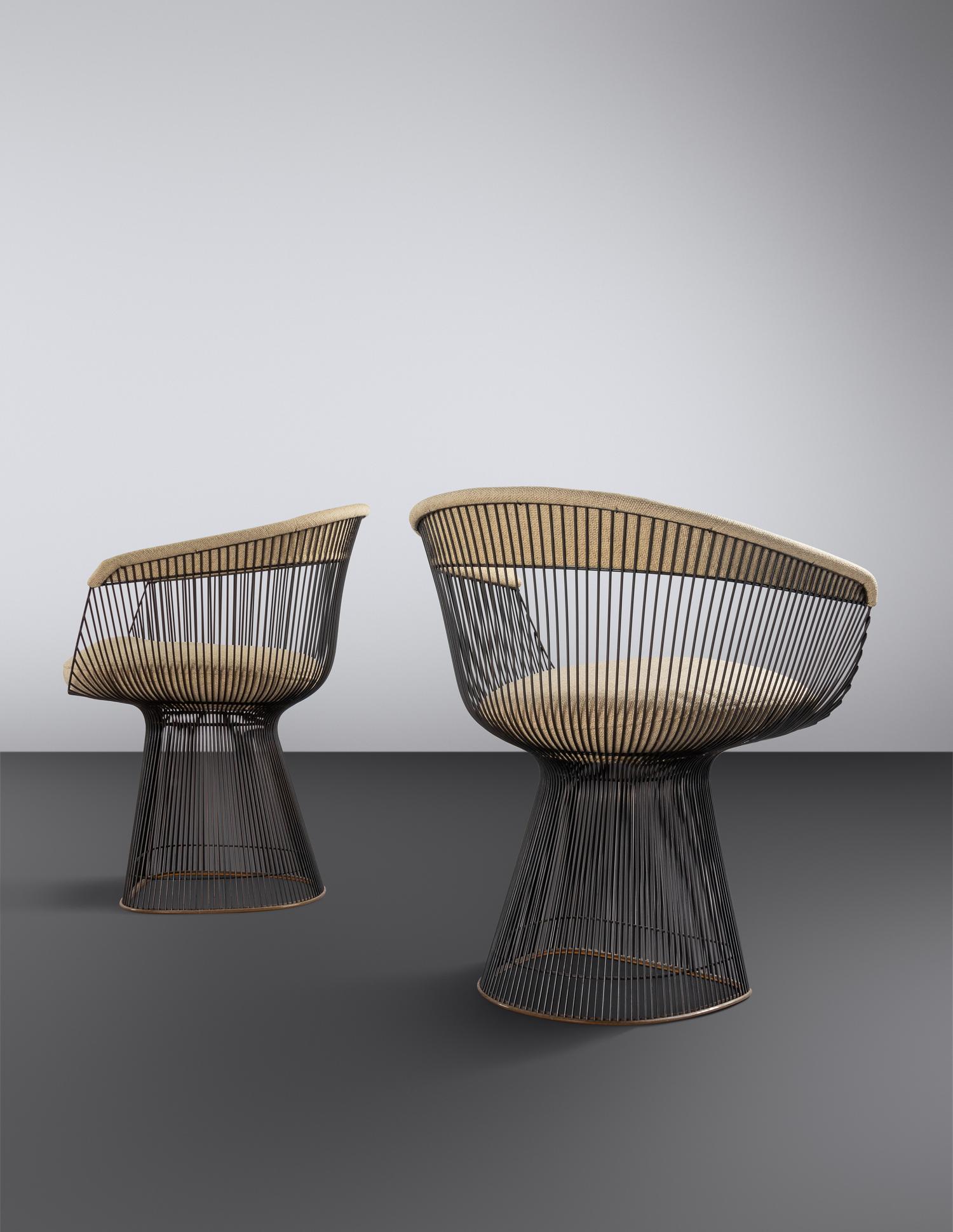 Set of Five Dining Chairs, c. 1966 Knoll Associates, USA