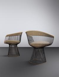 Set of Five Dining Chairs, c. 1966 Knoll Associates, USA