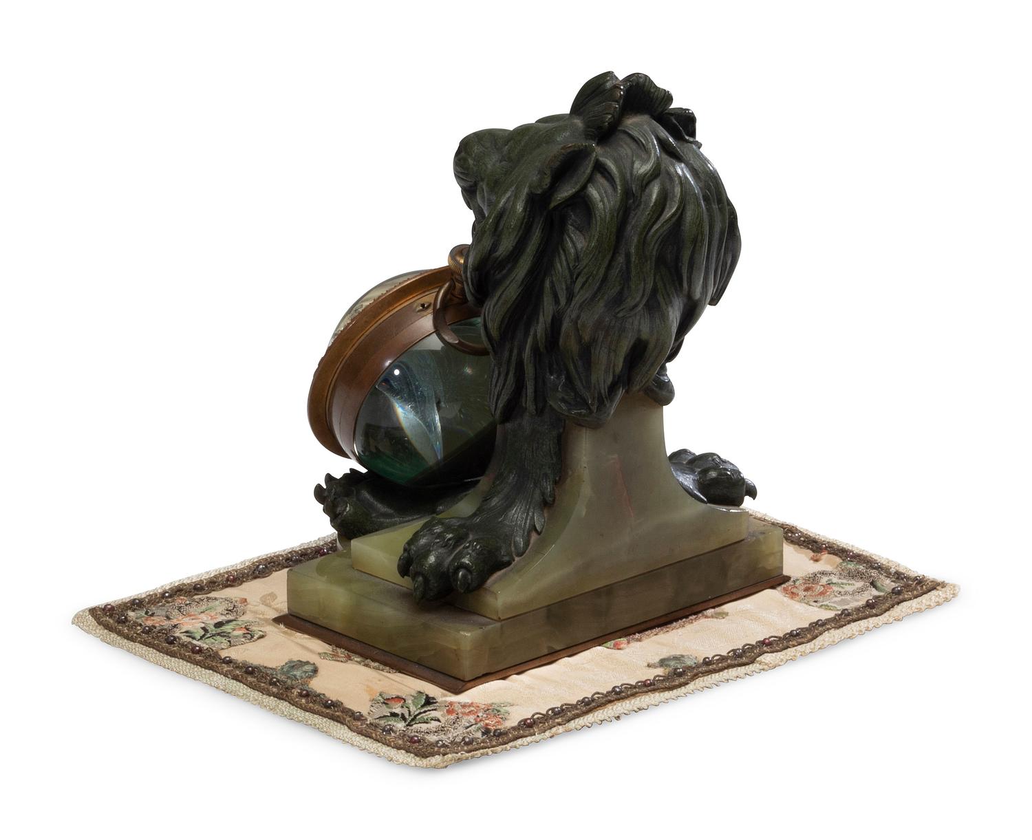 A Waltham 8-Day Paperweight Clock