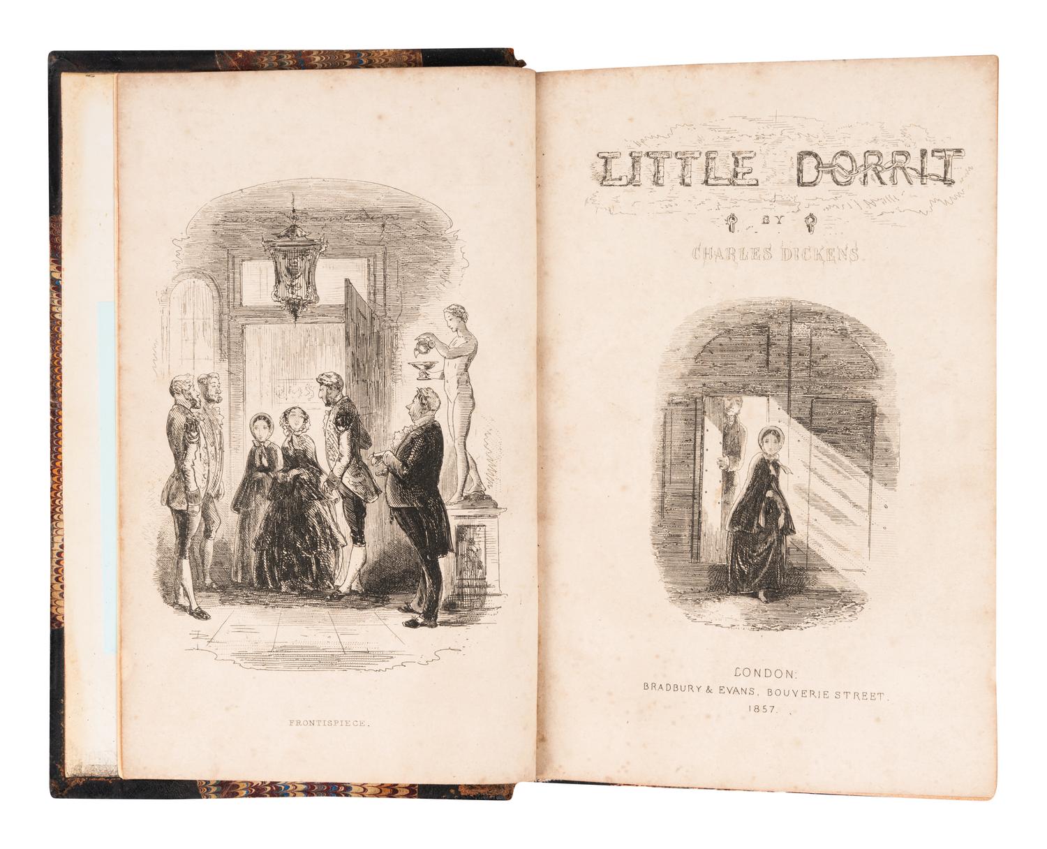 DICKENS, Charles (1812-1870). Little Dorrit . London: Bradbury & Evans, 1857.