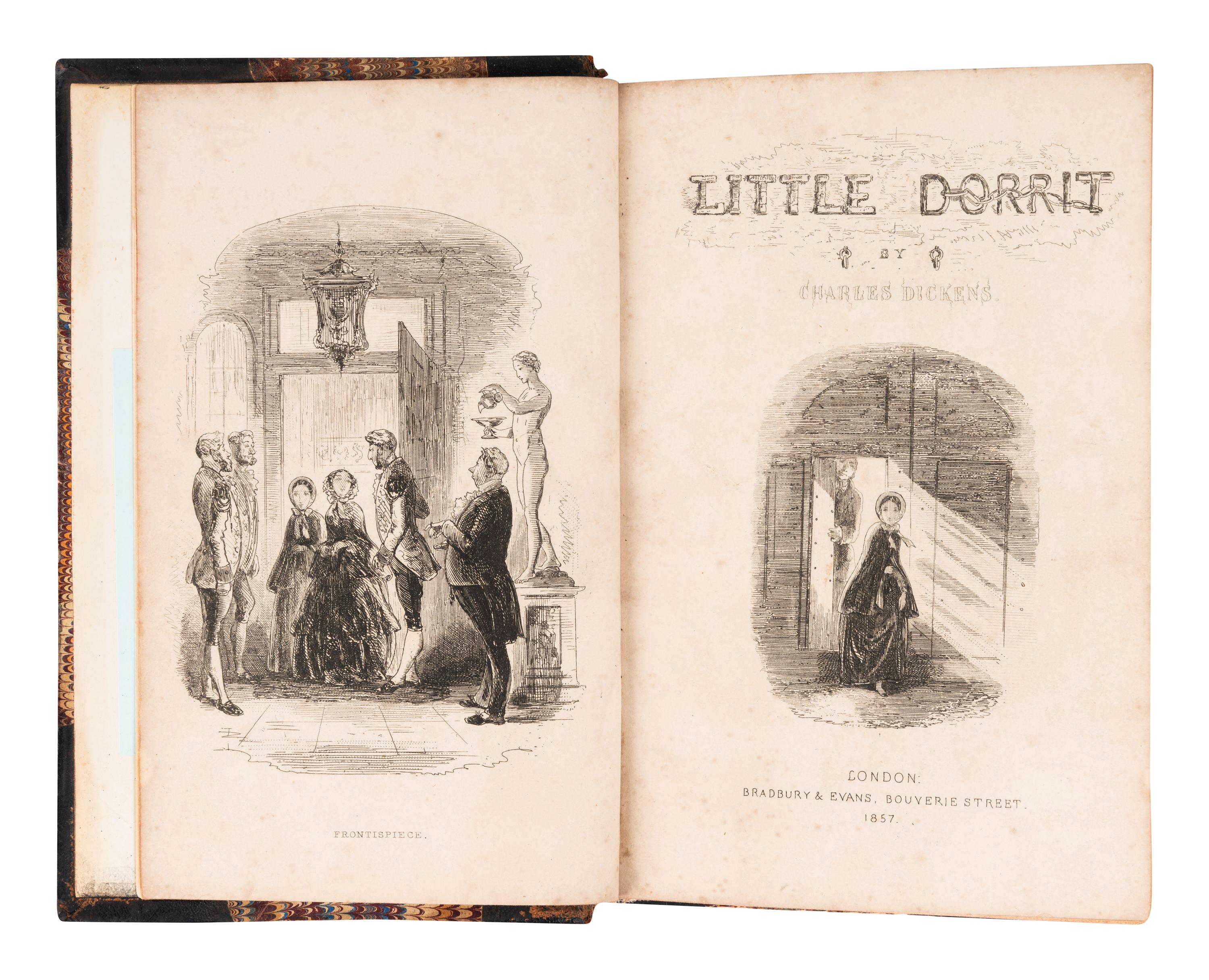 DICKENS, Charles (1812-1870). Little Dorrit . London: Bradbury & Evans, 1857.