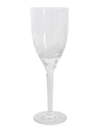 A Set of Eight Lalique Ange de Reims Champagne Flutes