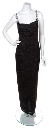 A Sasha Frisson Beaded Gown Ensemble, Size 8.