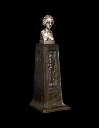 'Ares' Silver Seal with Pedestal Base, c. 1900