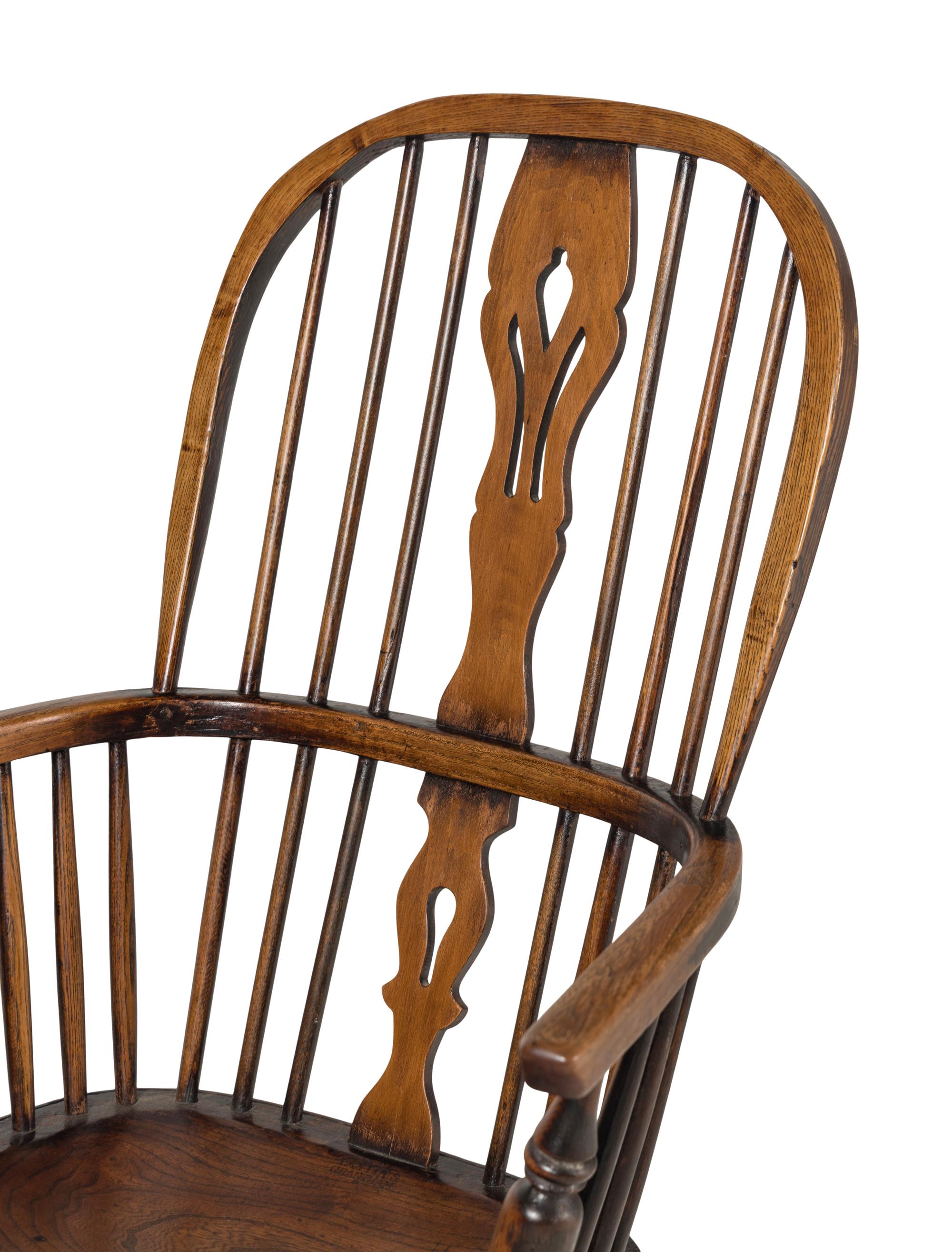An Assembled Set of Seven Windsor Chairs