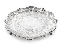 A George II Silver Waiter