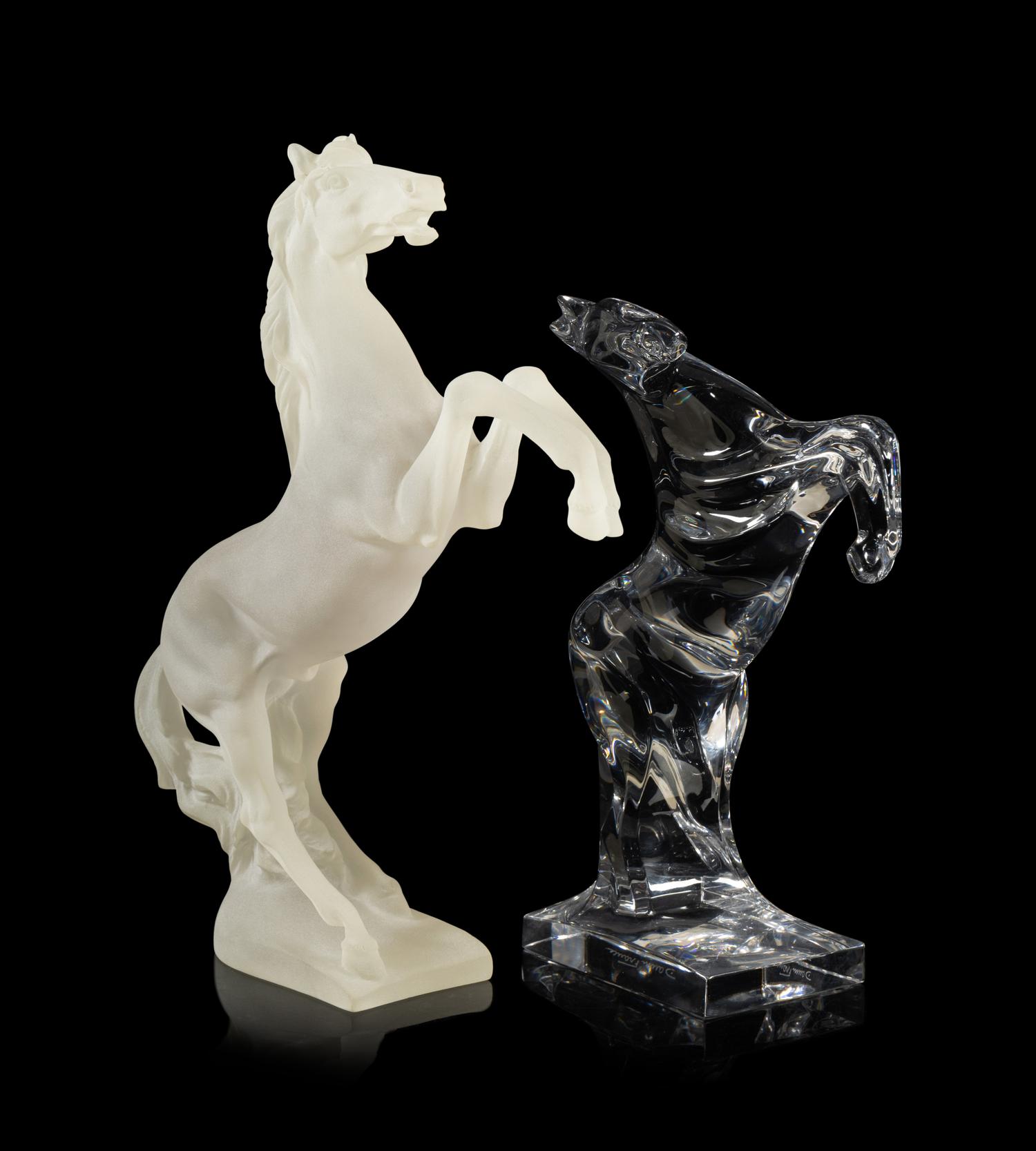 A Daum Glass Horse