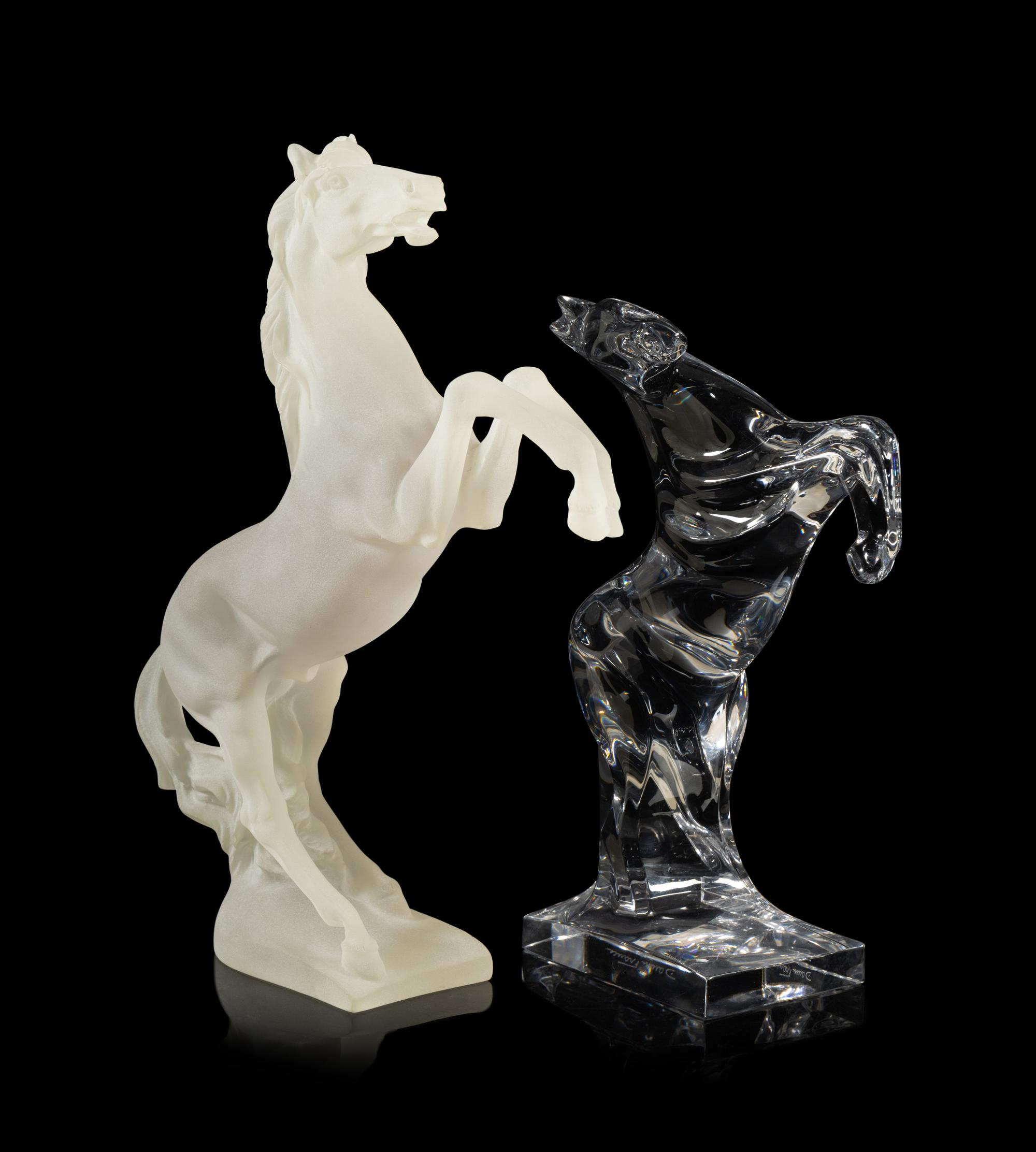 A Daum Glass Horse