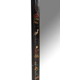 A Queen Anne Style Chinoiserie Decorated Mirror