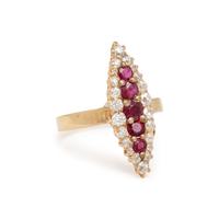 RUBY AND DIAMOND RING