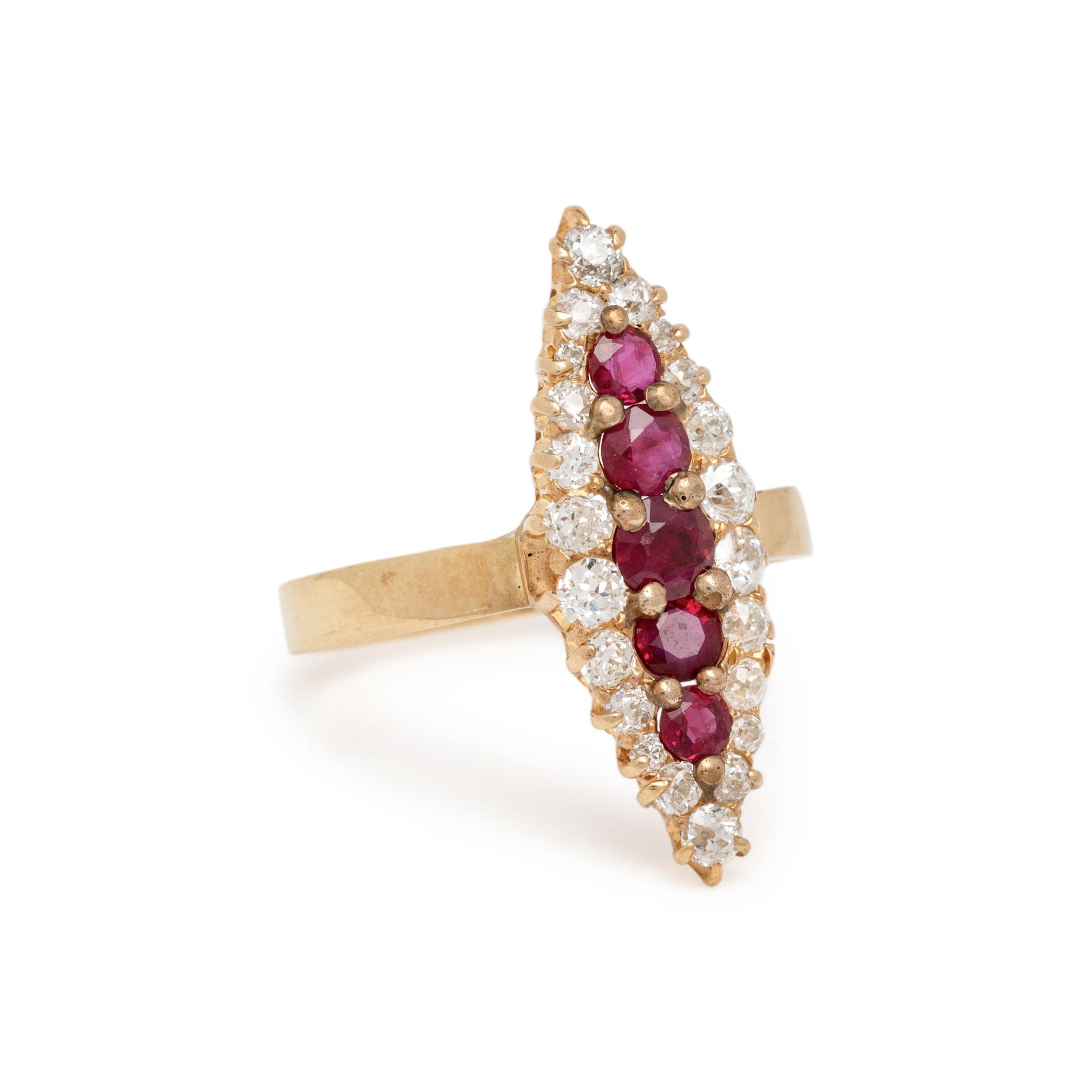 RUBY AND DIAMOND RING