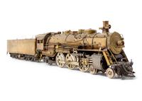 A KTM Brass O-Gauge 4-6-2 Locomotive and Tender