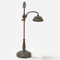 Tiffany Studios (American, active 1878-1932) Adjustable Student Lamp Base, New York, circa 1905