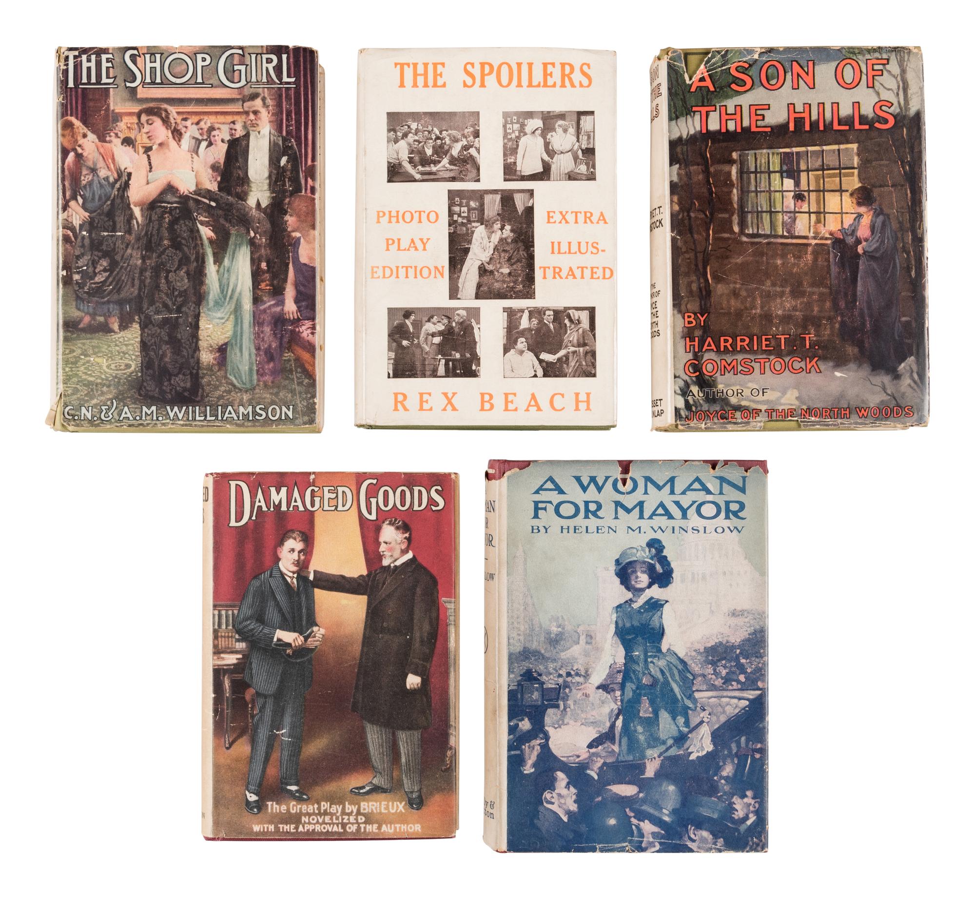 [PUBLISHER'S TRADE BINDINGS] -- [BINDINGS - 20th CENTURY DUST JACKETS] -- A group of 17 works in original dust jackets, comprising:
