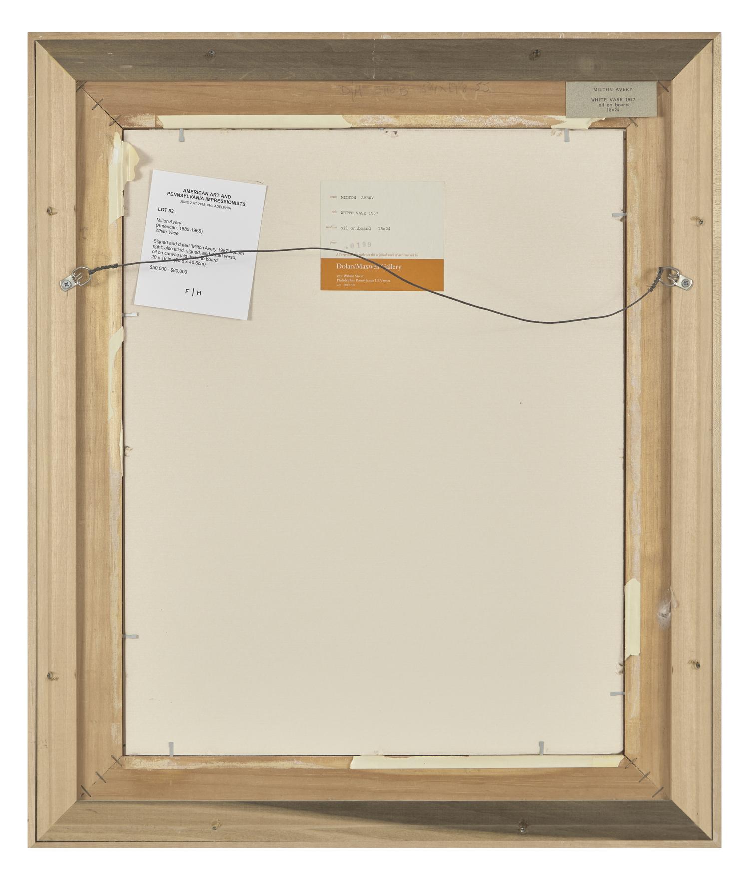 White Vase, 1957