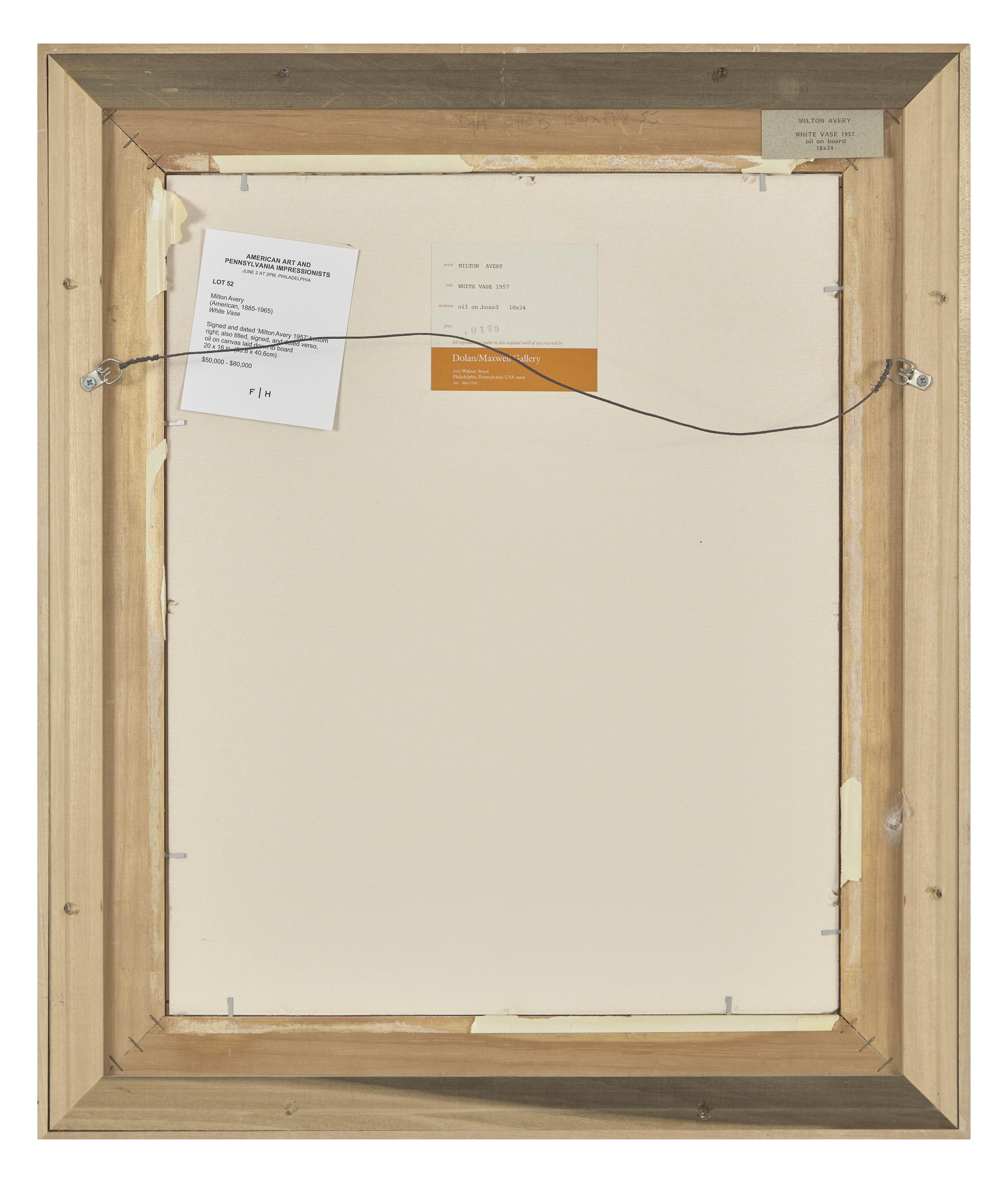 White Vase, 1957