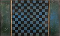 Four Decorated Wood Game Boards