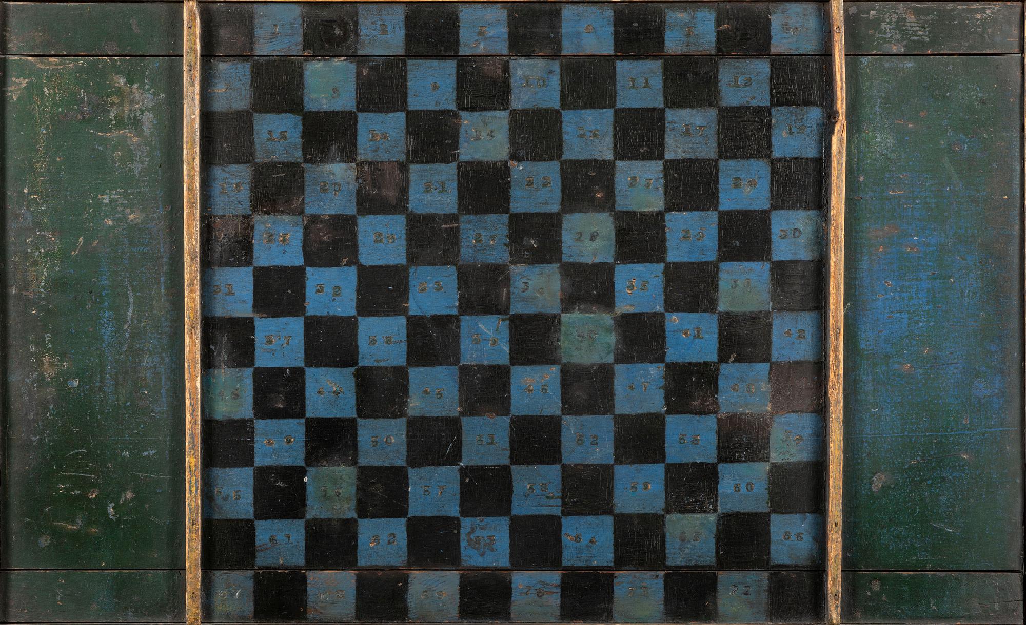 Four Decorated Wood Game Boards
