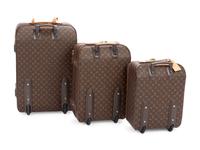 Three Louis Vuitton Monogram Rolling Luggage Pieces, 1990-2000s