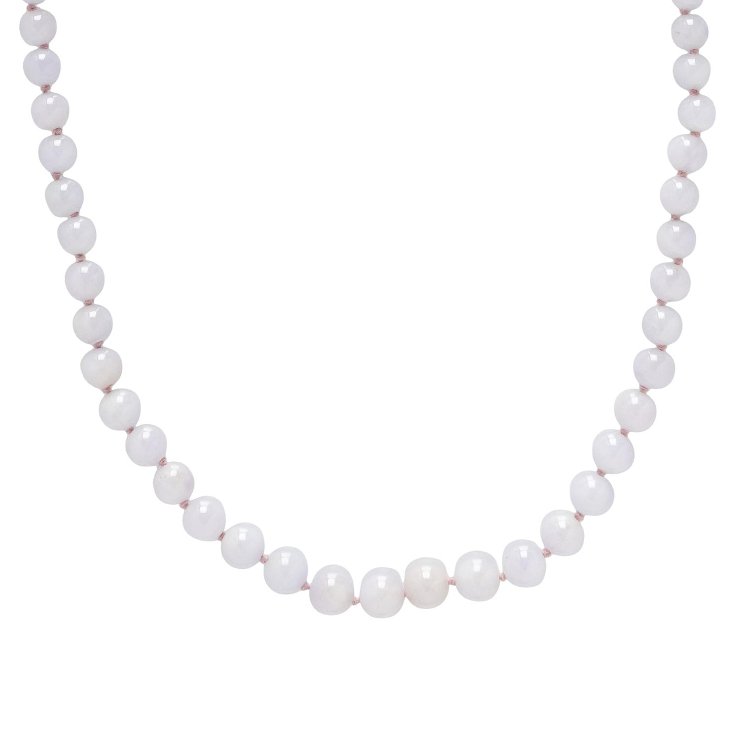 LAVENDER JADE BEAD NECKLACE AND PENDANT
