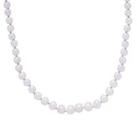 LAVENDER JADE BEAD NECKLACE AND PENDANT