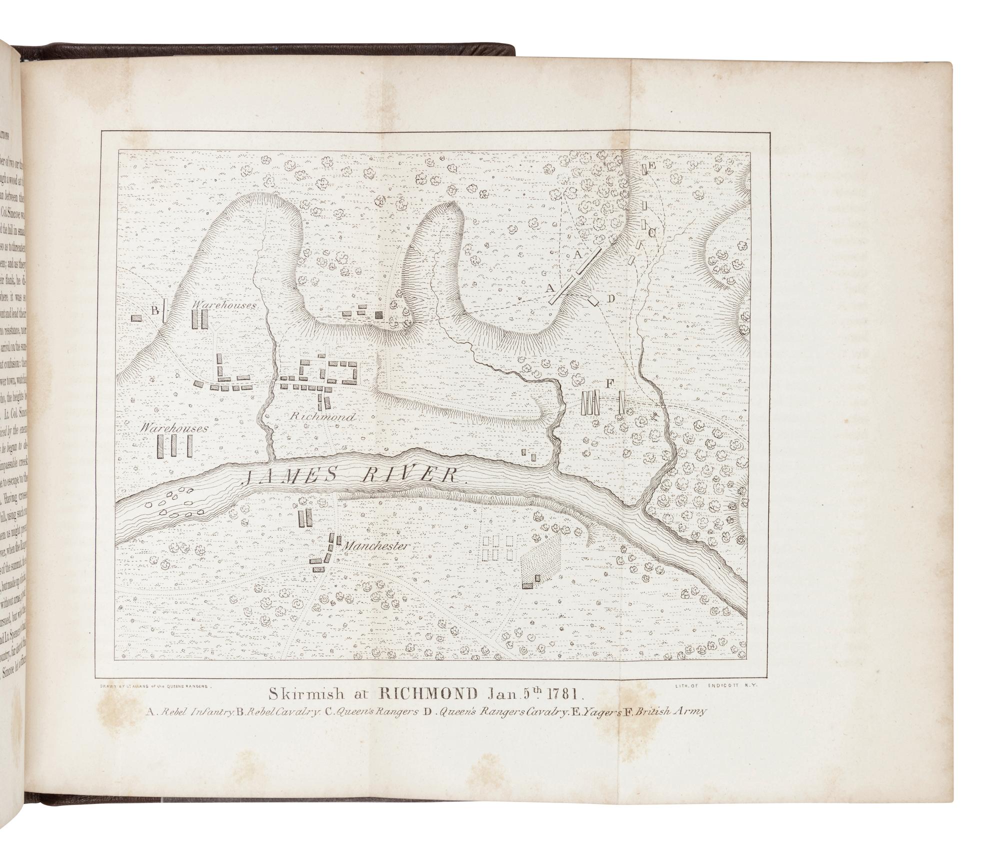 SIMCOE, John Graves (1752-1806). Military Journal.... New York: Bartlett & Welford, 1844.
