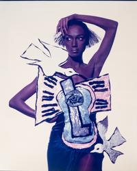 Yves Saint Laurent, Braque Inspired Fashion, Katoucha Niane, Paris