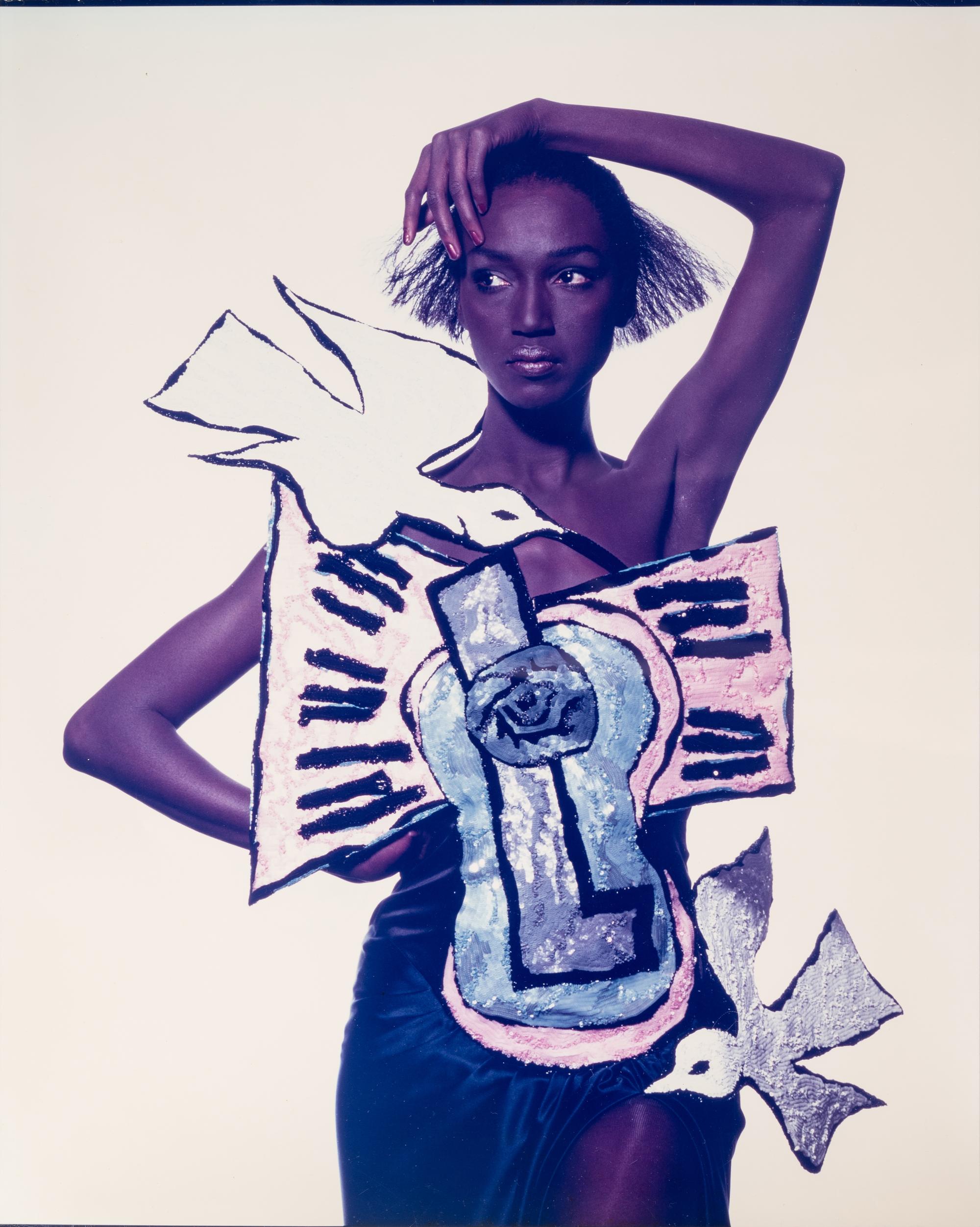Yves Saint Laurent, Braque Inspired Fashion, Katoucha Niane, Paris