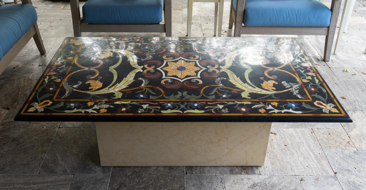 An Italian Pietra Dura Table Top — 20TH CENTURY