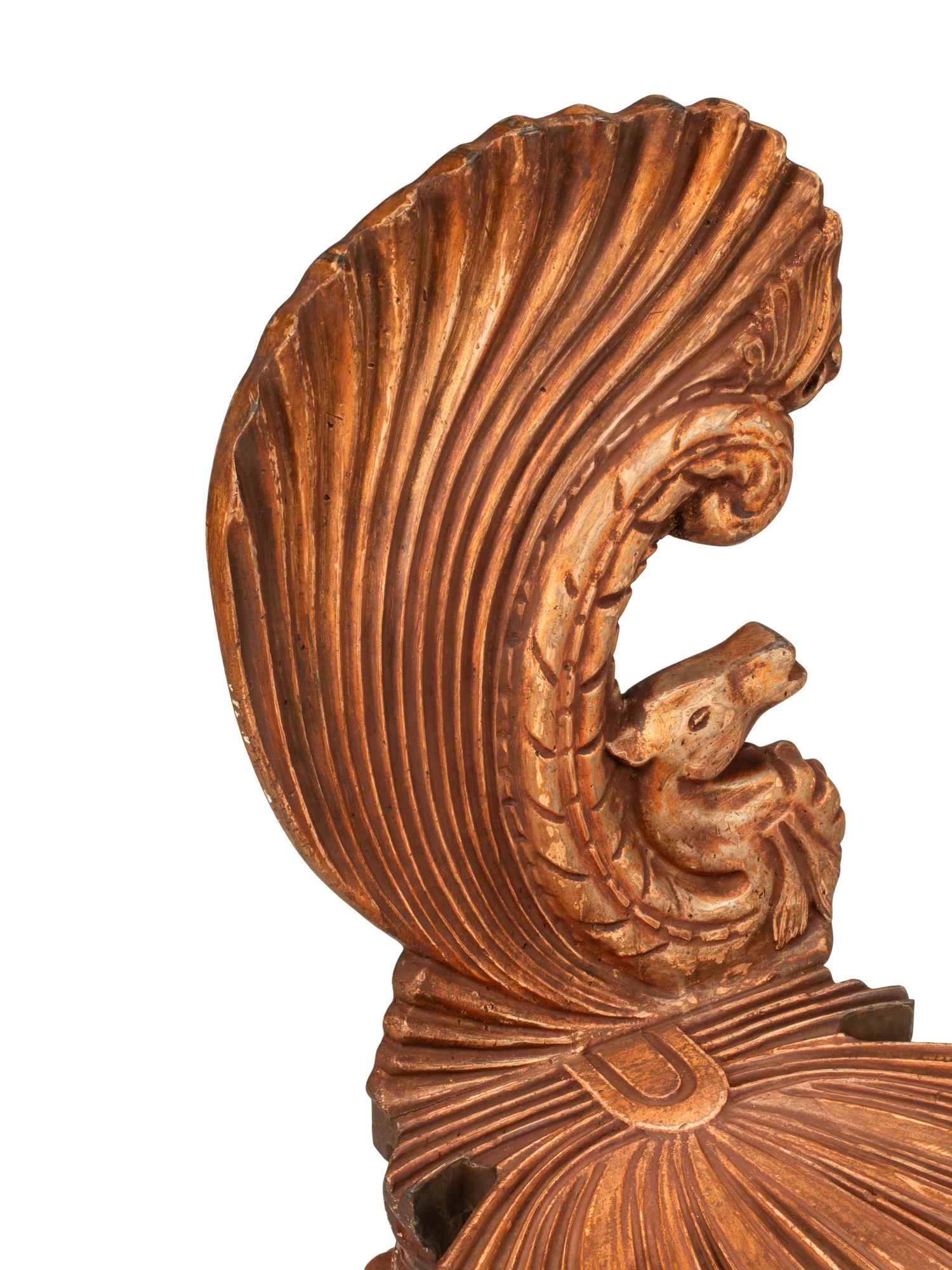 A Pair of Venetian "Grotto" Style Side Chairs