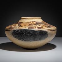 Ancestral Pueblo, Sikyatki Polychrome Pottery Jar