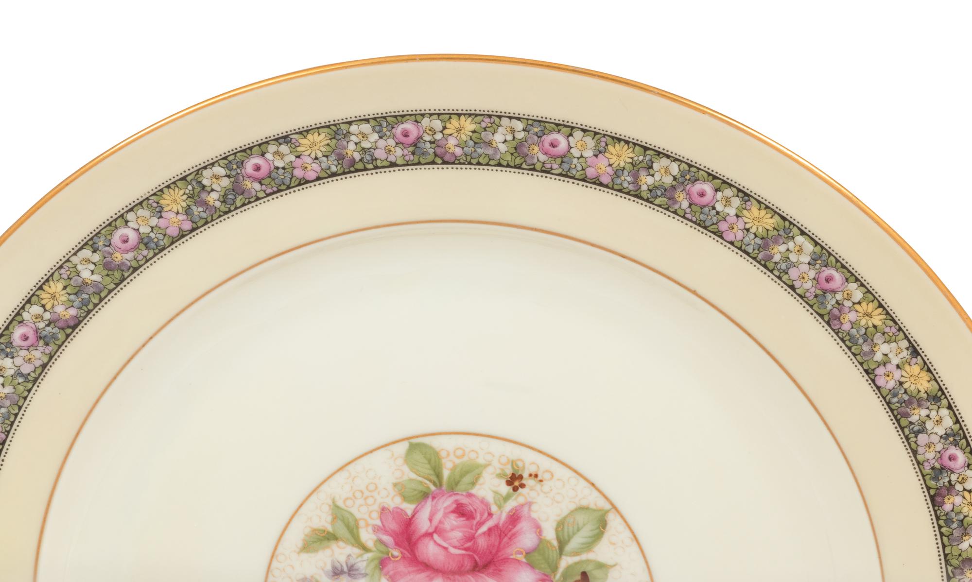 A Set of Ten Rosenthal Porcelain Dinner Plates