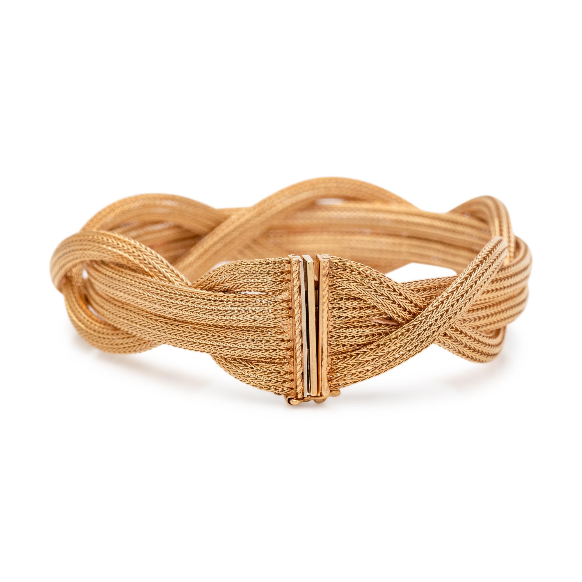 YELLOW GOLD BRACELET