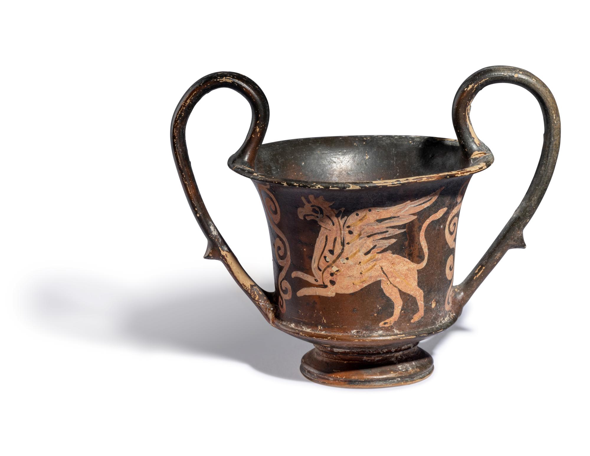 An Apulian Red-Figured Kantharos